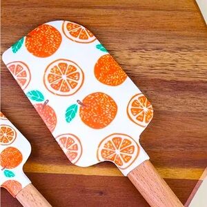 Orange Fruit Slices Large Silicone Spatula
